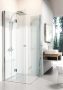 Deante Kerria szögletes zuhanykabin 90x90 cm, átlátszó üveggel, króm profil KTK 041P