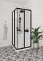 Deante Cubic szögletes akril zuhanytálca 80x80 cm, fehér KTK 042B