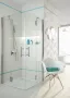Deante Cubic szögletes akril zuhanytálca 80x80 cm, fehér KTK 042B