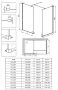 Deante Kerria Plus walk-in zuhanyfal 100x200 cm (króm+transparent) KTS_030P