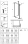 Deante Kerria Plus walk-in zuhanyfal 100x200 cm (króm+transparent) KTS_030P