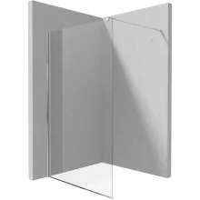   Deante Kerria Plus Walk-in zuhanyfal 140x200 cm átlátszó üveg, fényes króm profil KTS 034P