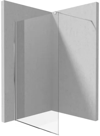 Deante Kerria Plus Walk-in zuhanyfal 140x200 cm átlátszó üveg, fényes króm profil KTS 034P