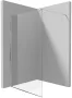 Deante Kerria Plus Walk-in zuhanyfal 140x200 cm átlátszó üveg, fényes króm profil KTS 034P