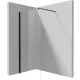 Deante Kerria Plus walk-in zuhanyfal 100x200 cm (fekete+transparent) KTS_N30P