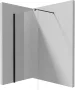Deante Kerria Plus walk-in zuhanyfal 100x200 cm (fekete+transparent) KTS_N30P