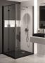 Deante Kerria Plus walk-in zuhanyfal 100x200 cm (fekete+transparent) KTS_N30P