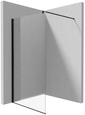 Deante Kerria Plus walk-in zuhanyfal 110x200 cm (fekete+transparent) KTS_N31P