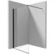 Deante Kerria Plus walk-in zuhanyfal 110x200 cm (fekete+transparent) KTS_N31P