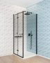 Deante Kerria Plus walk-in zuhanyfal 110x200 cm (fekete+transparent) KTS_N31P