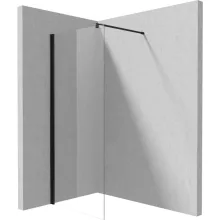   Deante Kerria Plus walk-in zuhanyfal 120x200 cm (fekete+transparent) KTS_N32P