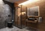 Deante Kerria Plus walk-in zuhanyfal 70x200 cm (fekete+transparent) KTS_N37P