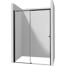  Deante Kerria Plus tolóajtó 170x200 cm átlátszó üveg, matt fekete profil KTSPN17P