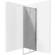 Deante Kerria Plus összecsukható zuhanyajtó 80x200 cm (króm+transparent) KTSX042P