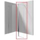 Deante Kerria Plus Walk-In zuhanyfalhoz behajtható panel, króm KTSX072P