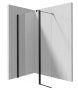 Deante Kerria Plus Walk-In zuhanyfalhoz behajtható panel, fekete KTSXN72P