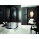 Deante Funkia Nero szögletes zuhanykabin 80x80, fekete KYC N42K