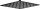 Deante Cascada szögletes rozsdamentes acél fejzuhany 25x25 cm, matt fekete NAC_202K