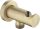 Deante Cascada kerek fali csatlakozó kézizuhany tartóval, sárgaréz NAC M51K