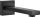 Deante Cascada négyszögletes kádkifolyó, matt fekete NAC N82K