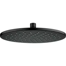 Deante Cascada ívelt fejzuhany 25 cm, matt fekete NAC N91K