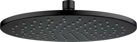 Deante Cascada ívelt fejzuhany 25 cm, matt fekete NAC N91K
