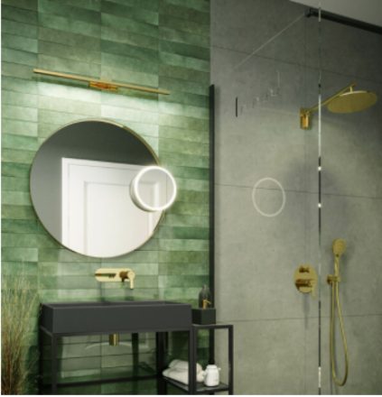 Deante Arnika falsík alatti zuhanyrendszer, arany NAC Z9QP