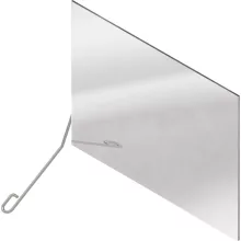   Deante Lehnen dönthető tükör 60x45 cm, balos / rozsdamentes acél hatású NIL_E8LA