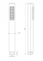Deante Round kézizuhany, titanium NOR D51S