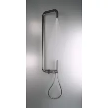   Deante Silia esőztető zuhanyrendszer kézizuhany szettel, titanium NQS D4XM