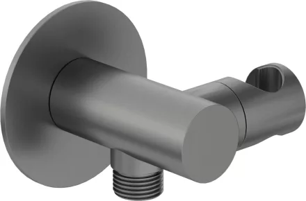 Deante Silia sarokcsatlakozó zuhanytartóval titanium kivitelben