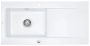 Deante Sabor 1 medencés kerámia mosogató csepegtetővel 101x51 cm, fényes fehér ZCB 6113
