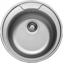   Deante Twist 1 medencés acél mosogató csepegtető nélkül 49 cm, szatén ZHC 0813