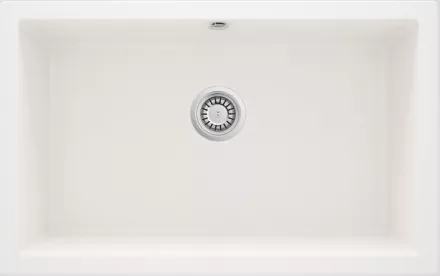 Deante Corda 1 medencés gránit mosogató 80x50 cm csepegtető nélkül, alabástrom ZQA A10D