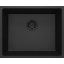   Deante Corda 1 medencés gránit mosogató 55x46 cm, grafit metál ZQA G10C
