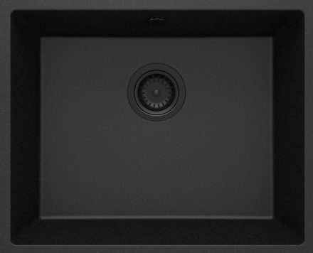 Deante Corda 1 medencés gránit mosogató 55x46 cm, grafit metál ZQA G10C
