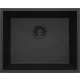 Deante Corda 1 medencés gránit mosogató 55x46 cm, grafit metál ZQA G10C