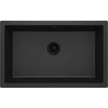   Deante Corda 1 medencés gránit mosogató 80x50 cm csepegtető nélkül, grafit metál ZQA G10D