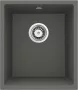 Deante Corda 1 medencés gránit mosogató 38x44 cm csepegtető nélkül, antracit metál ZQA T10B