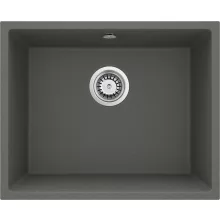   Deante Corda 1 medencés gránit mosogató 55x46 cm, antracit metál ZQA T10C
