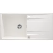   Deante Eridan 1 medencés gránit mosogató csepegtetővel 100x52 cm, alabástrom ZQE A713