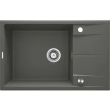   Deante Eridan gránit mosogató csepegtetővel 78x50 cm, antracit metál ZQE_T11B