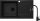 Deante Evora gránit fekete 78x44 cm mosogató csepegtetővel és csapteleppel ZQJJN113