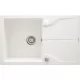 Deante Andante Flush 1 medencés gránit mosogató 78x49 cm csepegtetővel, alabástrom ZQN A11F