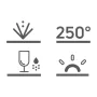 Deante Andante Flush 1 medencés gránit mosogató 78x49 cm csepegtetővel, antracit metál ZQN T11F