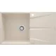 Deante Corio egy medencés gránit mosogató 86x50 cm csepegtetővel, alabástrom  ZRC_511A
