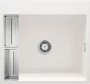 Deante Magnetic gránit mosogató 56x52 cm, alabástrom ZRM_A10A