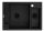 Deante Magnetic gránit mosogatótálca 69x50 cm, automatikus leeresztővel és szifonnal, matt fekete ZRM N503