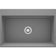   Deante Magnetic gránit mosogató 76x52 cm, metál szürke ZRM_S10B