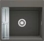 Deante Magnetic gránit mosogató 56x52 cm, antracit metál ZRM_T10A